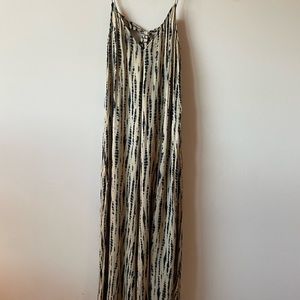 Zara Printed Maxi Dress, Ties in Back